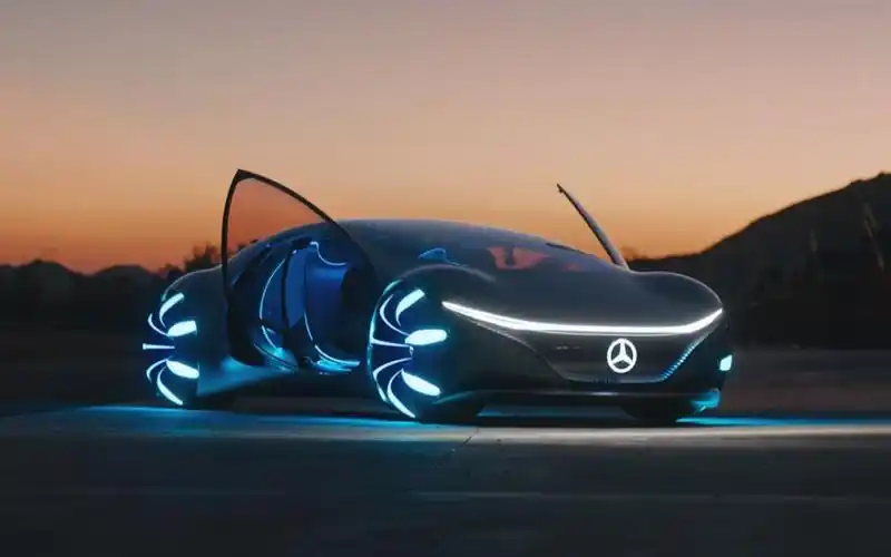 没有方向盘科幻度爆表奔驰官方试驾展示阿凡达概念车