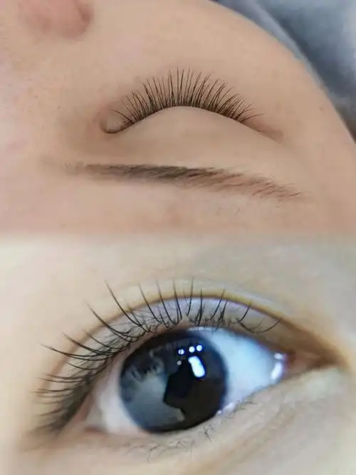 自然款单根美睫