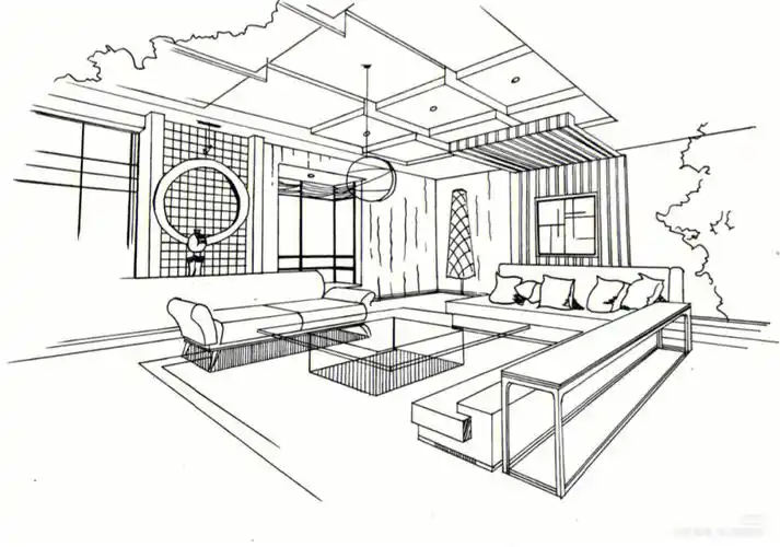 透视练习  #成角透视  图一是借鉴图 后面两张是自己画的 因为感觉