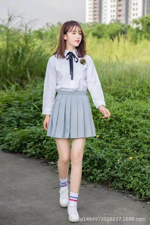 小时代同款校服学院风春秋季长袖班服套装高中学生水手服女jk制