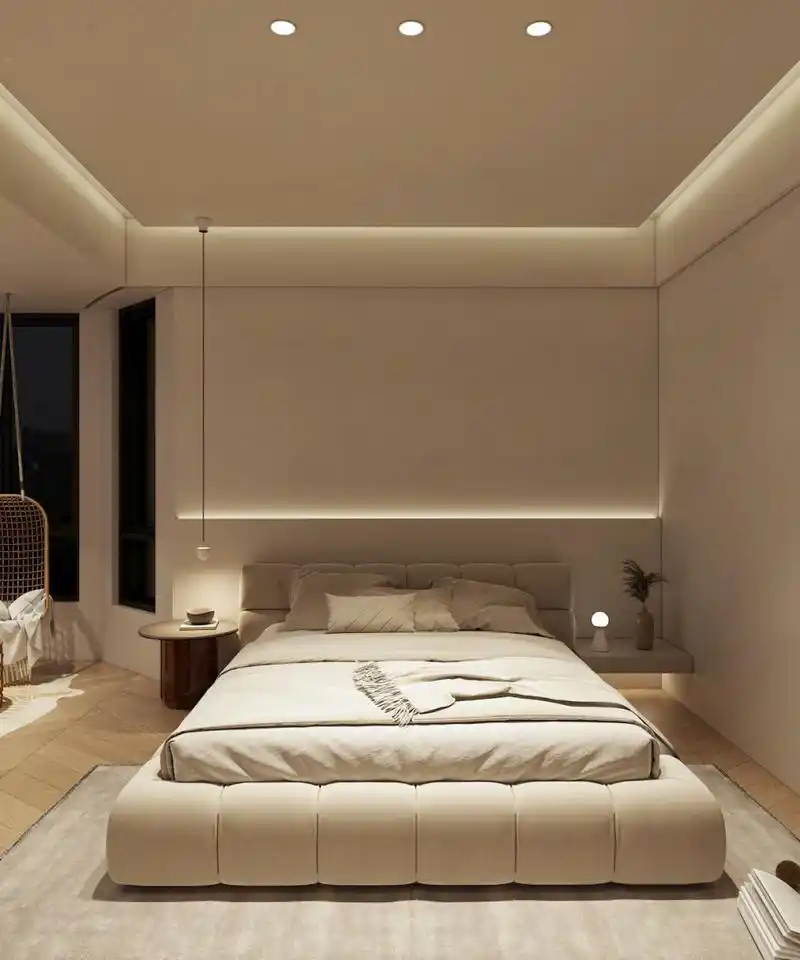 看看我23岁装修的无主灯卧室,能得满分吗?