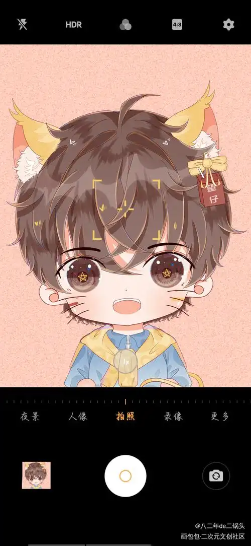 望仔,看镜头——喵～_某某添望盛望日系q版我要上首推头像同人绘画