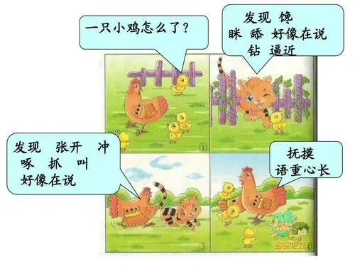 教育】丫雅教育星媒二班第十二讲佳作新篇――看图写话之"离群的小鸡"