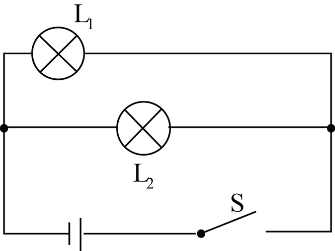 请根据图所示的实物图画出电路图._百度教育