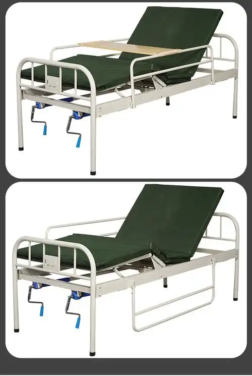 养老院用手摇护理床 家用老人残疾人双摇床 病人起背就餐升降床