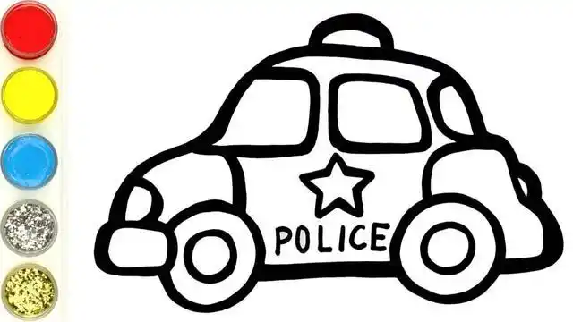 儿童小汽车简笔画 幼儿画小汽车简笔画图片大全