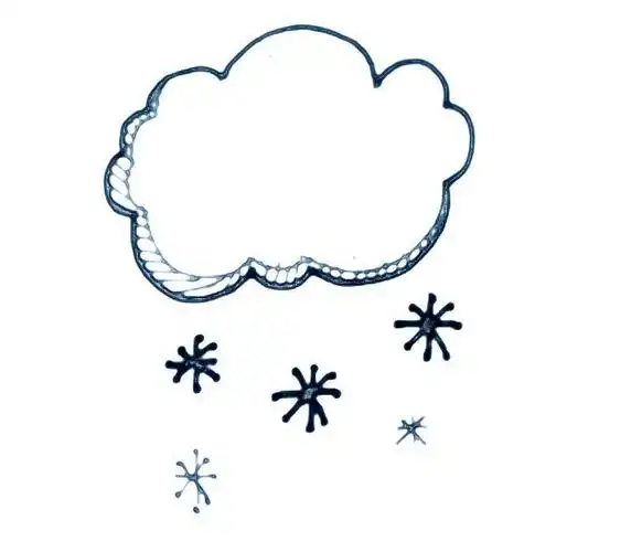 下雪简笔画