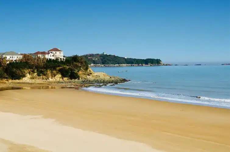 一组沙滩风景拍摄于浙江舟山朱家尖