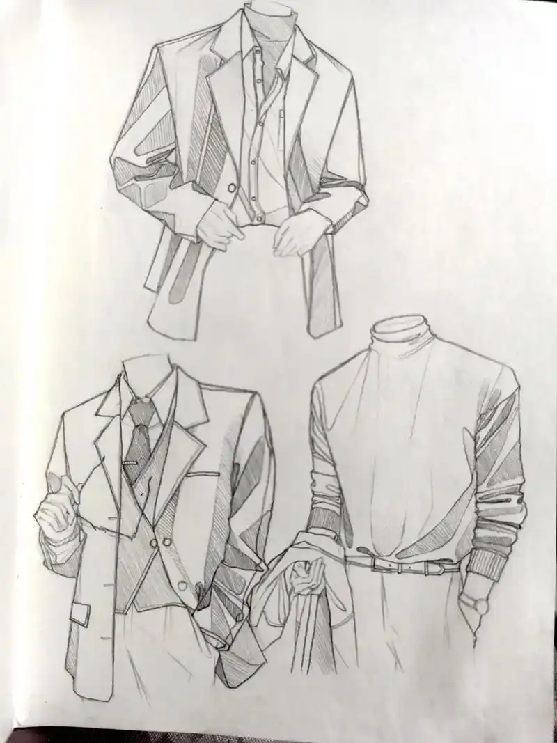 中秋快乐#素材 #有参考 #衣服素材 #画画 #手绘 - 抖音