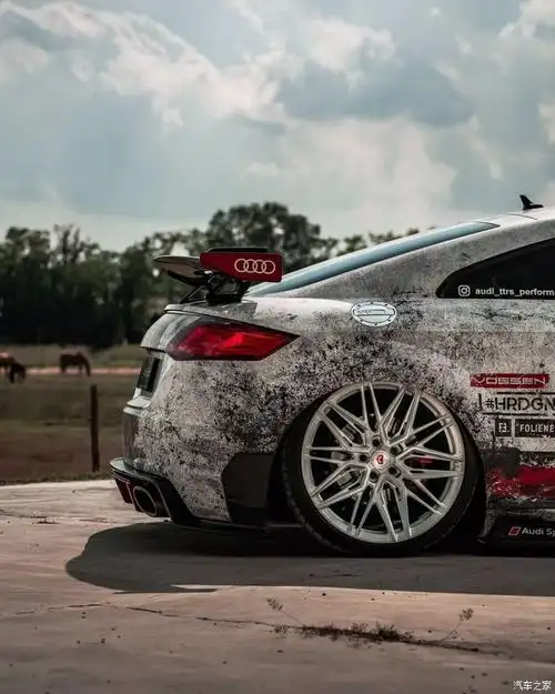 奥迪audi tt-rs涂装真的太艺术了呀