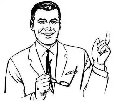 对待领导的简笔画