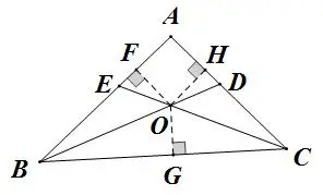 关于三角形角平分线的说法:①三角形三条角平分线的交点在三角形内;②
