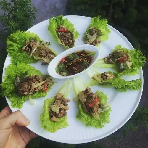 和步骤图解-红椒牛肉生菜卷怎么做好吃的家常菜谱-菜谱大全-乐做菜