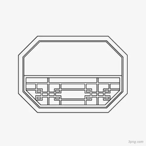 窗户扇子图案64