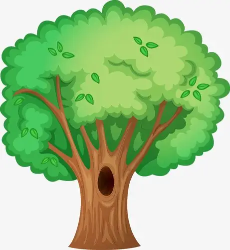 关键词 : 手绘,植物,树木,大树