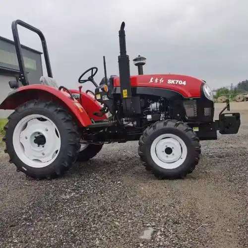 国补机型504拖拉机中拖高配强压多路阀四驱50马力水田耕地机