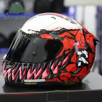 漫威联名毒液三代血清小丑碳纤维头盔全盔四季漫威毒液三代已停产l