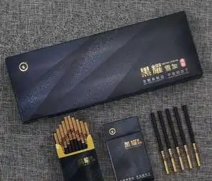 新品细支烟黑耀茶烟雪茄茶叶烟男女士替烟产品不含尼古丁
