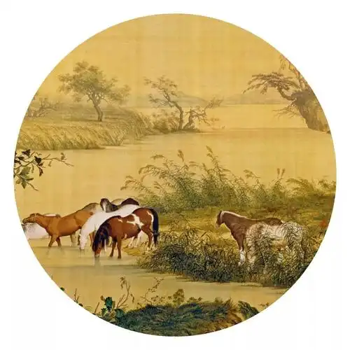 清代郎世宁《百骏图》鉴赏