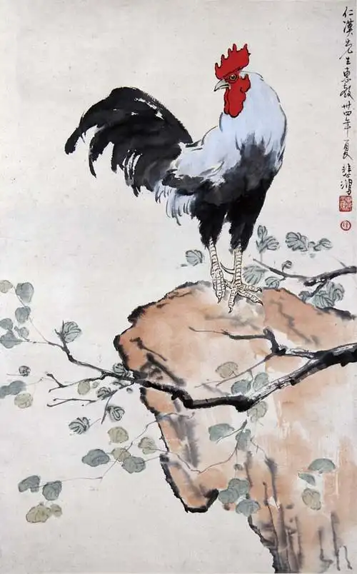 0239   徐悲鸿  鸡