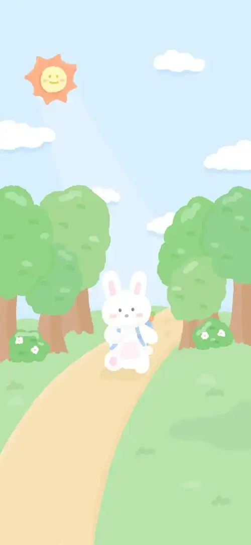 无水印动漫壁纸#可爱治愈系壁纸,就问你暖不暖!