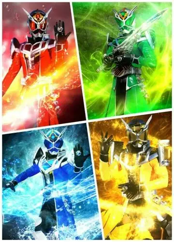 火焰,流水,飓风,土地 火龙,水龙,风龙,土龙 无限形态 大跃进形态 全龙