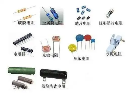 常见电阻分类及应用_电容电阻