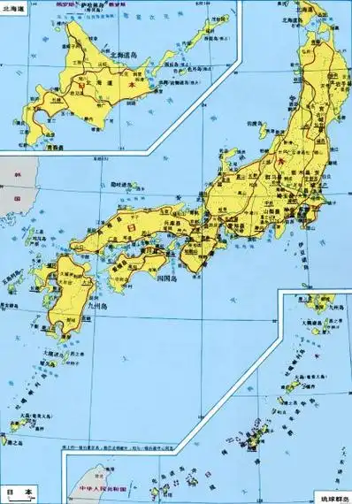 日本概况日本地图及日本人口
