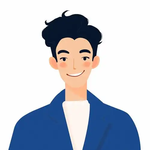 简约的克莱因蓝头像,很适合职场!