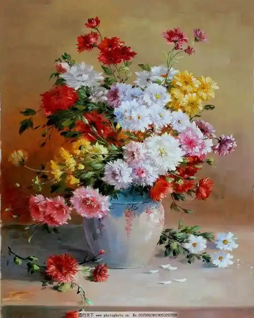 油画花卉花卉油画作品欣赏