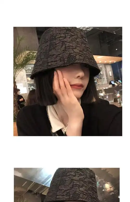 卡其,黑色帽檐款式盆帽/渔夫帽帽顶款式平顶产地浙江是否库存否适合