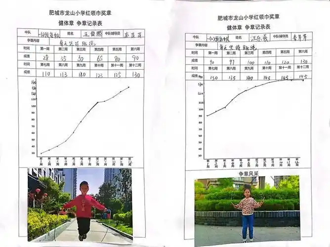 龙小少先队upup跳起来健体章我来啦龙山小学一2预备中队健体章争章