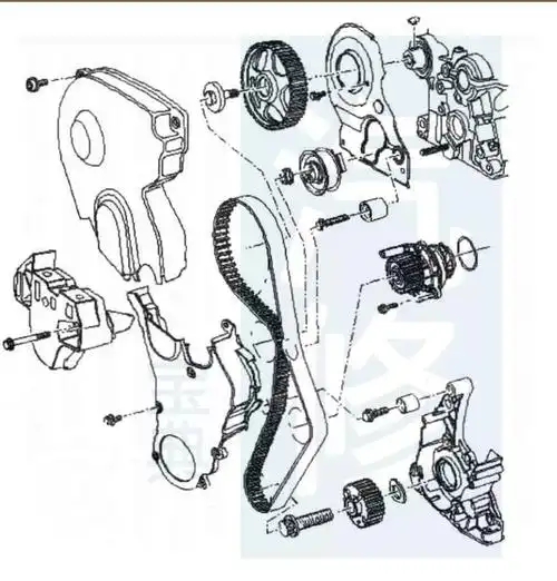 110款奥迪发动机正时安装图解,太全太实用了!
