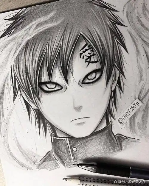 漫迷福音动漫人物素描分享