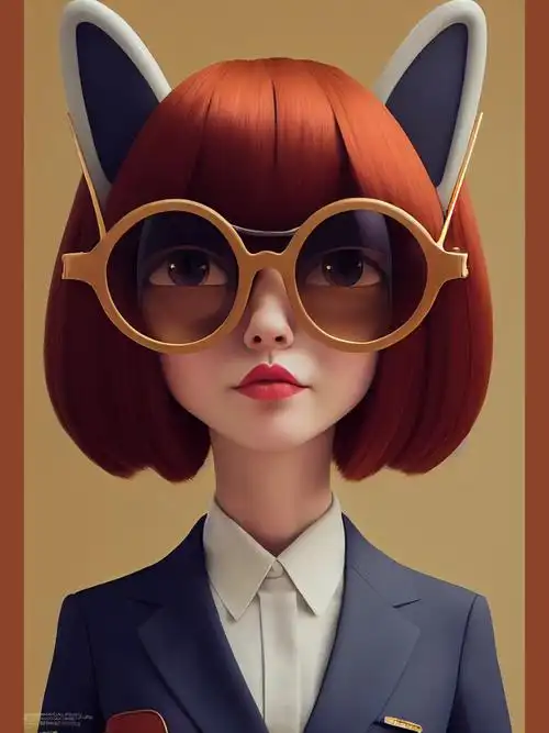 ai创作喵星人女孩