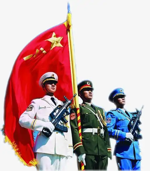 中国海陆空军卡通画简笔画