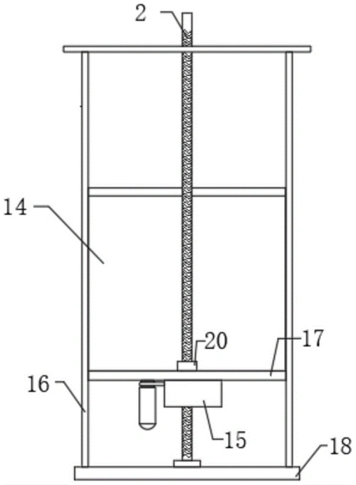 一种螺杆式家用电梯