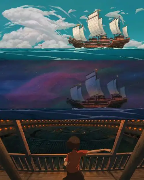 夏武杨设计的《大鱼海棠》部分场景