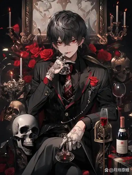 恶魔的晚餐 | 暗黑系 | 动漫男生头像壁纸