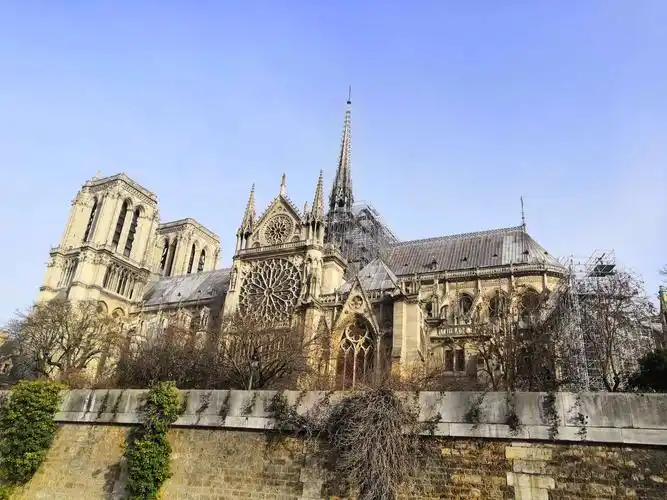 巴黎圣母院侧面