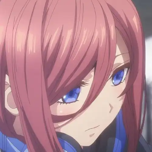 动漫女头 五等分的花嫁 上野三玖 三玖头像 动漫自截