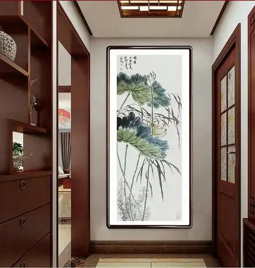 玄关书画挂什么好?