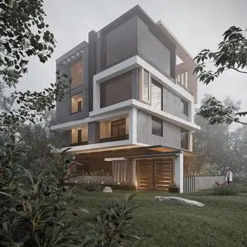 上传施工图上传贴图设计案例效果图合成全景sketchup模型3dmax模型