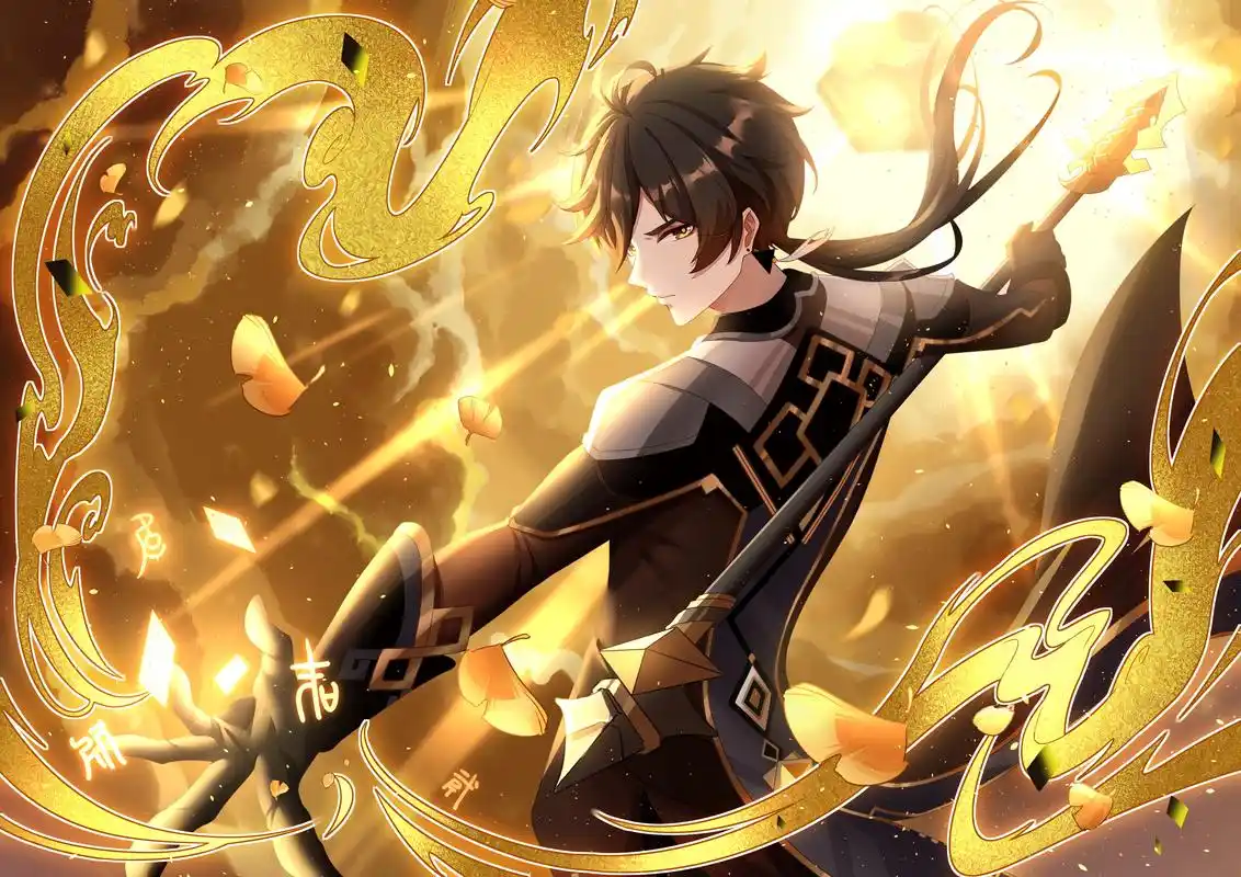 美图搬运原神角色图钟离