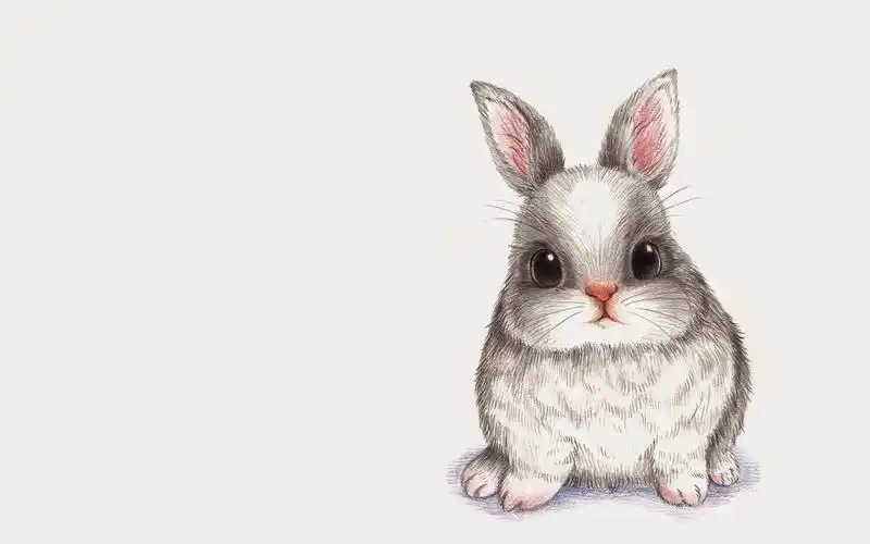 小白兔,白又白,两只耳朵竖起来.