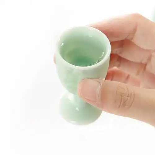 三钱杯小酒杯白瓷小品茗杯白酒小酒盅酒杯4钱小酒杯20ml10个装