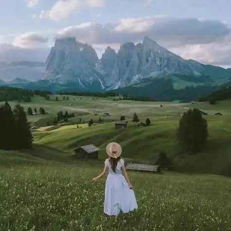 女生风景照片头像