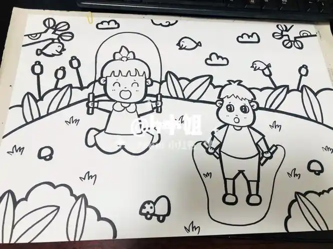 儿童画我爱运动运动简笔画felix怎么样画画画个简笔画文化