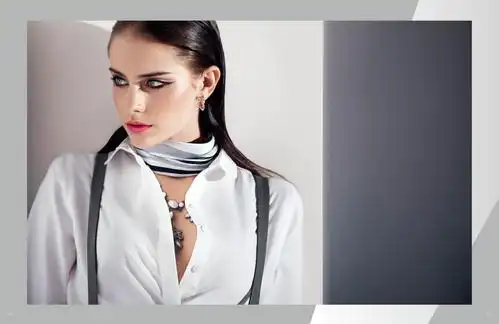 白领女装简洁背景形象大片