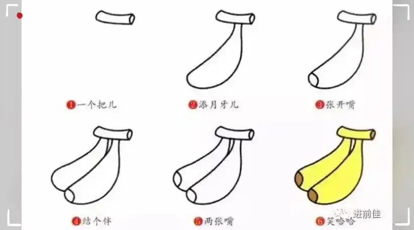简笔画香蕉